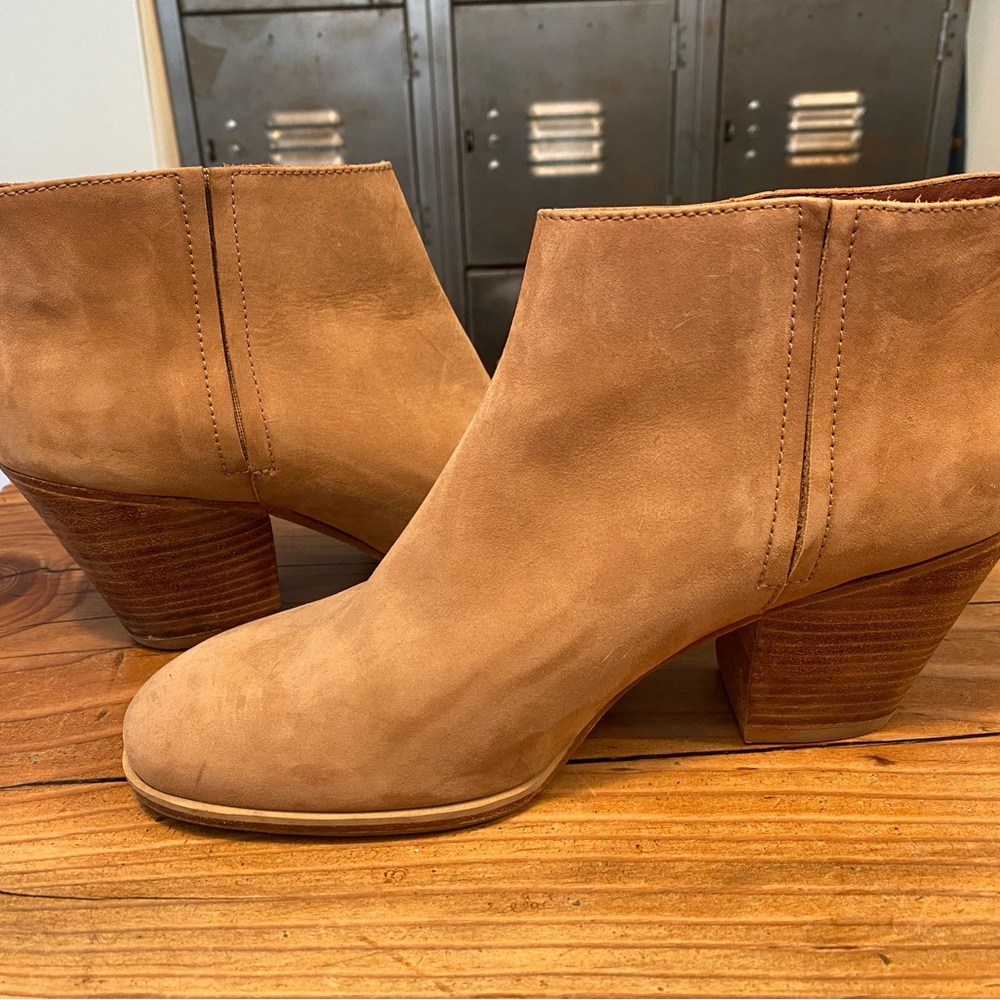 Rachel Comey Mars tan suede ankle boots